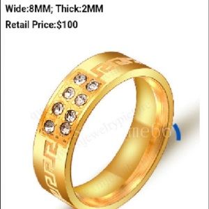 Men’s 8mm Gold Ring